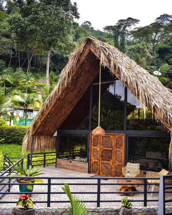 ホテル Rancho Ecoturistico El Faro ラ・メサ エクステリア 写真