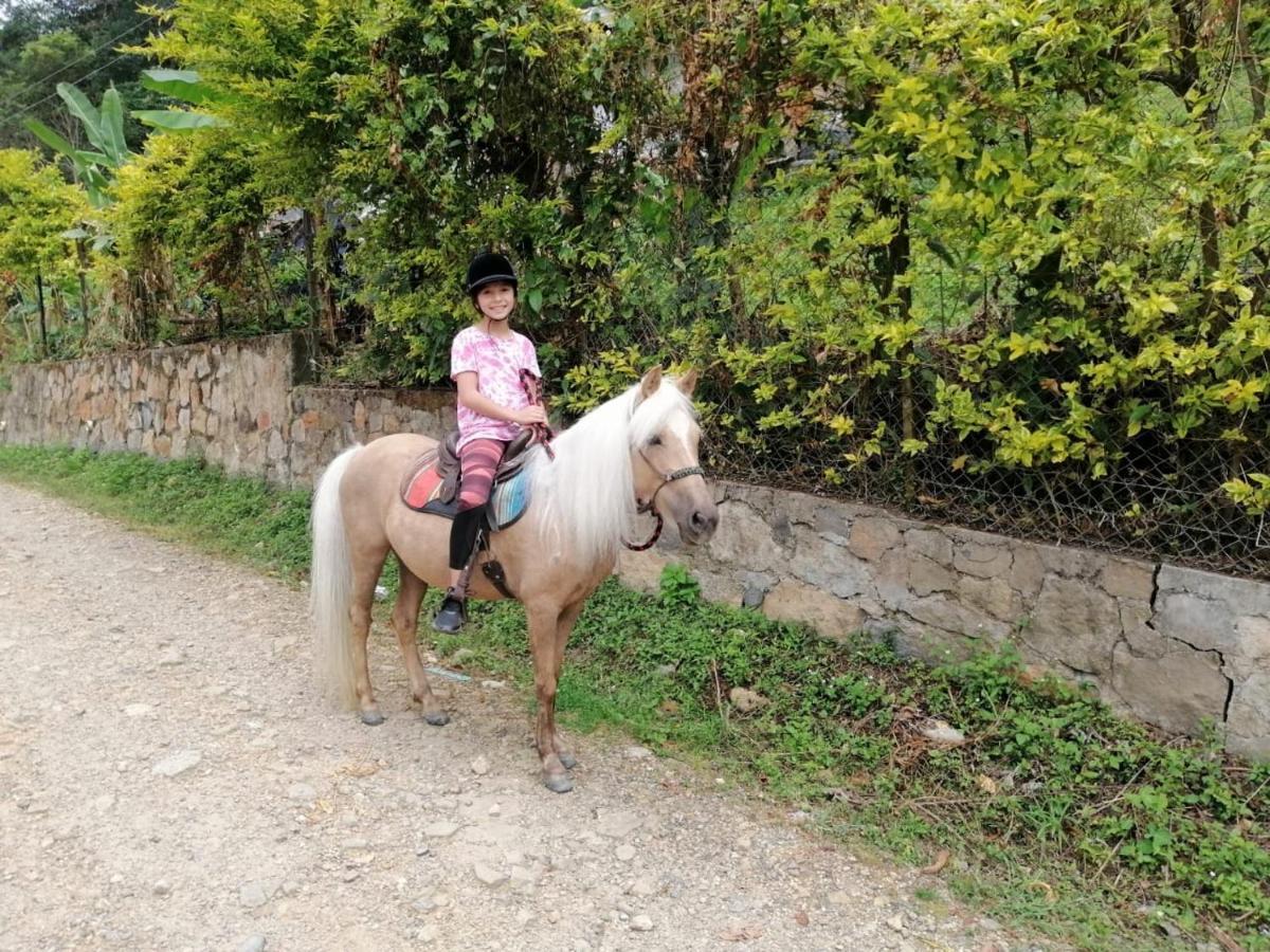 ホテル Rancho Ecoturistico El Faro ラ・メサ エクステリア 写真